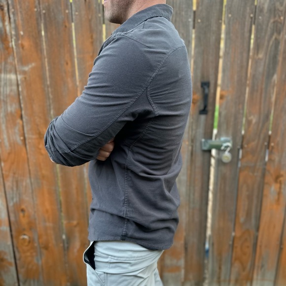 Lululemon long sleeve grey button up - Picture 13 of 16